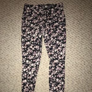 Express floral leggings - small